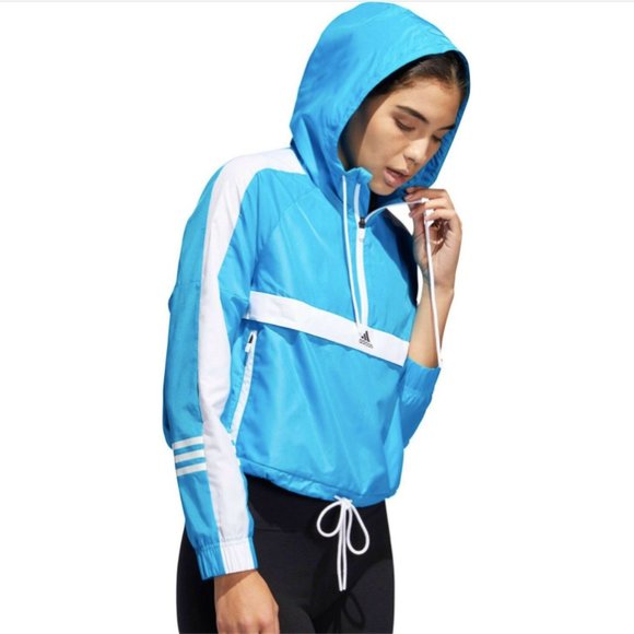 adidas women's id wind half zip jacket